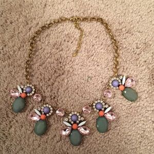 J.Crew spring pastel jewel necklace